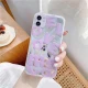 قاب IMD هولوگرامی طرح لاو iPhone X/XS