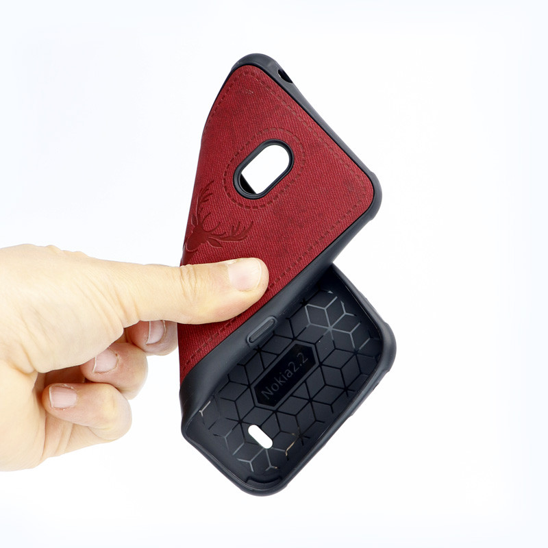 قاب چرمی طرح گوزن Nokia 2.2