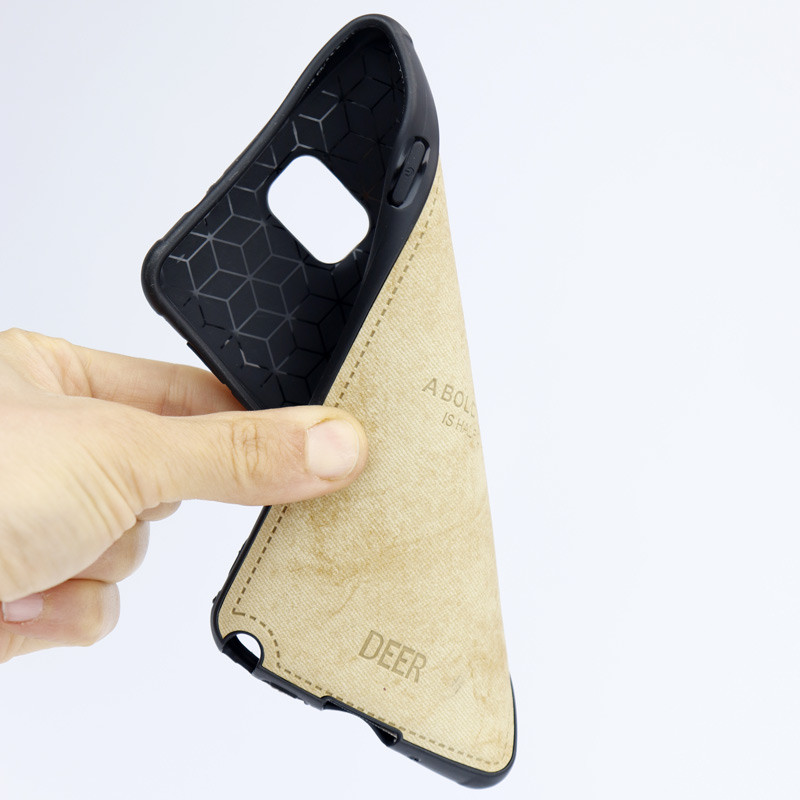 قاب چرمی طرح گوزن Samsung Note 3 خاکی