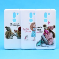 قاب فانتزی سفید طرح دختر هواوی Honor 6X