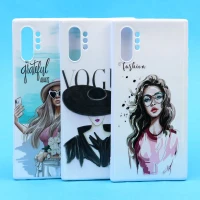 قاب فانتزی سفید طرح دختر سامسونگ Note 10 Plus