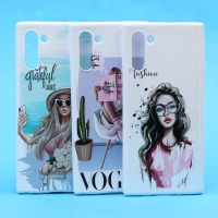 قاب فانتزی سفید طرح دختر سامسونگ Note 10