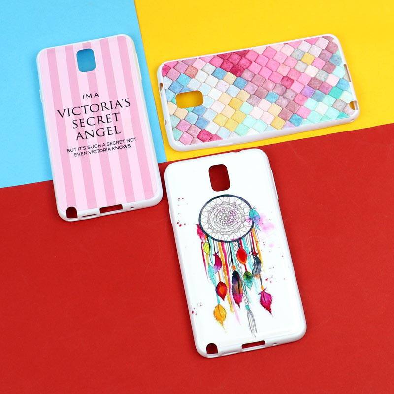 قاب فانتزی سفید طرح مختلف سامسونگ Note 3