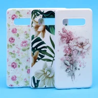 قاب فانتزی سفید طرح گل سامسونگ S10 Plus