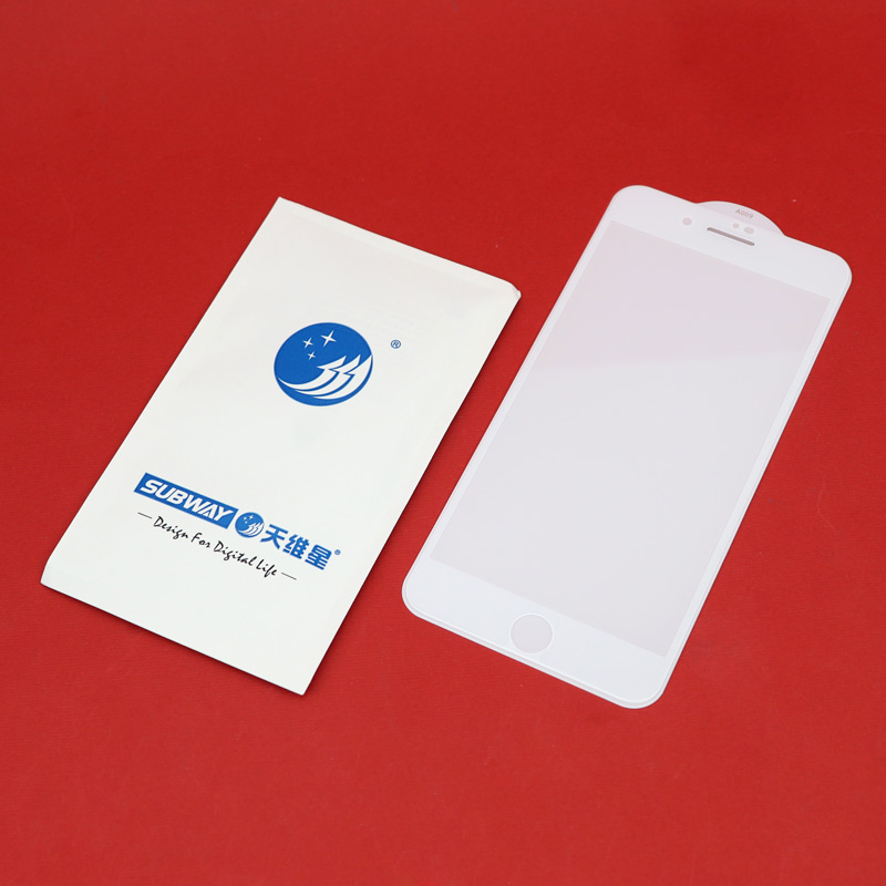 گلس فول Subway فیلتردار iPhone 7/8 Plus سفید