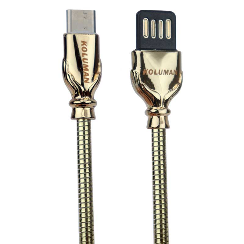 کابل فلزی Koluman KD-11 Type-C 2.4A 1m