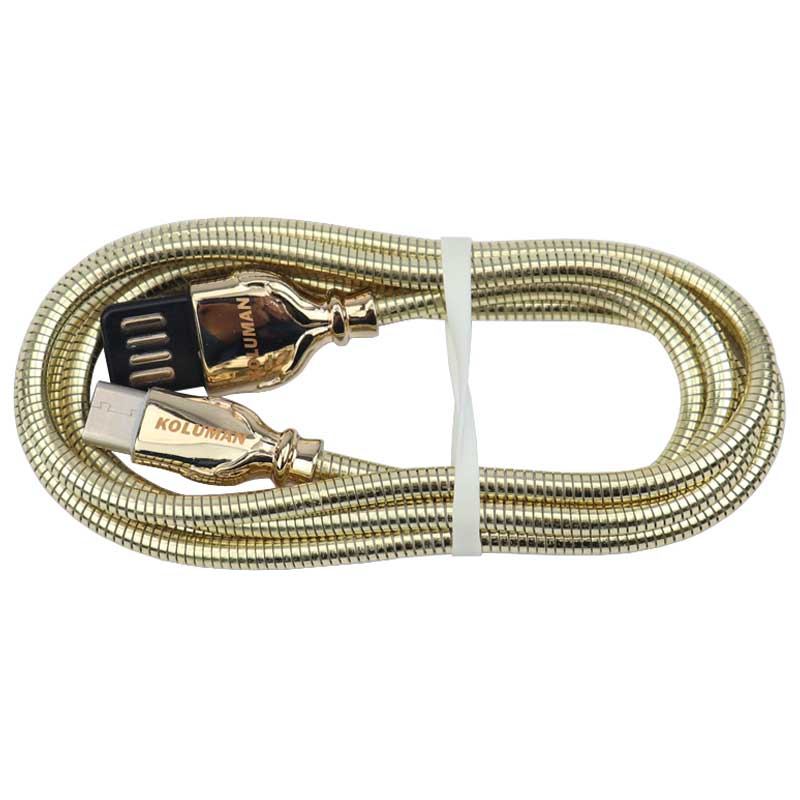 کابل فلزی Koluman KD-11 Type-C 2.4A 1m