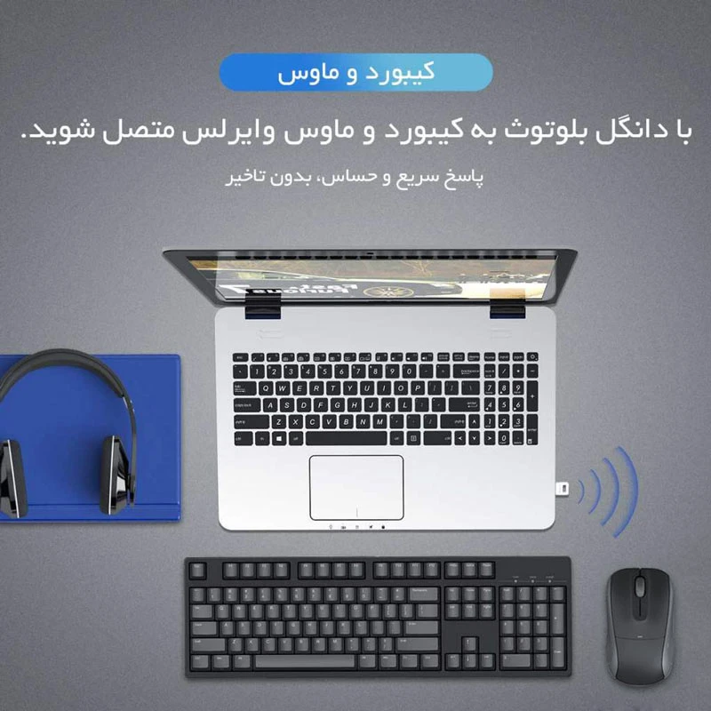 دانگل بلوتوث کامپیوتر Orico BTA-409 USB