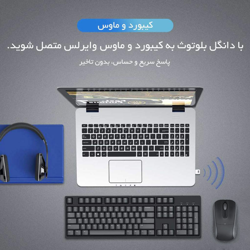 دانگل بلوتوث کامپیوتر Orico BTA-409 USB