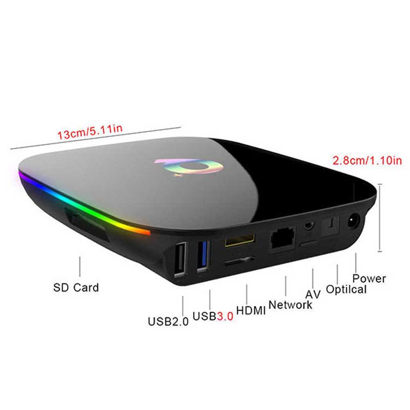 اندروید باکس Q Plus 32GB + ریموت کنترل