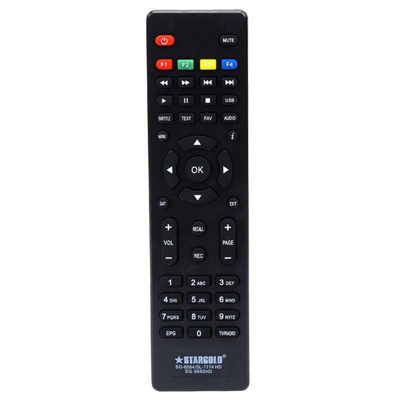 کنترل گیرنده دیجیتال STARGOLD SG-8884/SL-7774 HD/SG-8885 HD