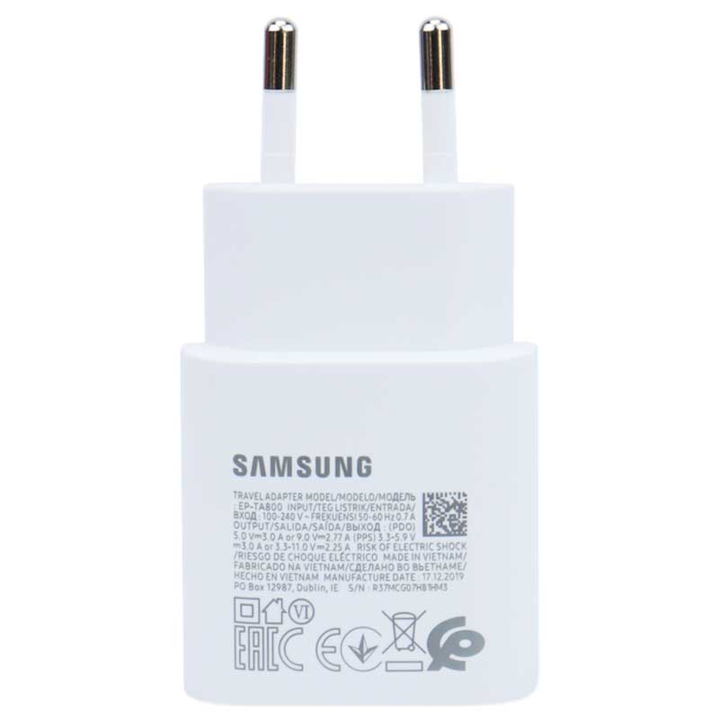 شارژر دیواری اورجینال 25 وات سامسونگ Galaxy Note 10