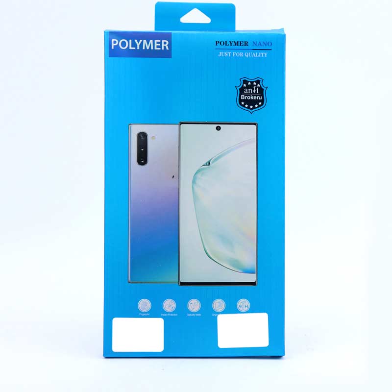 گلس Nano Polymer اورجینال پکدار سامسونگ S10 Plus