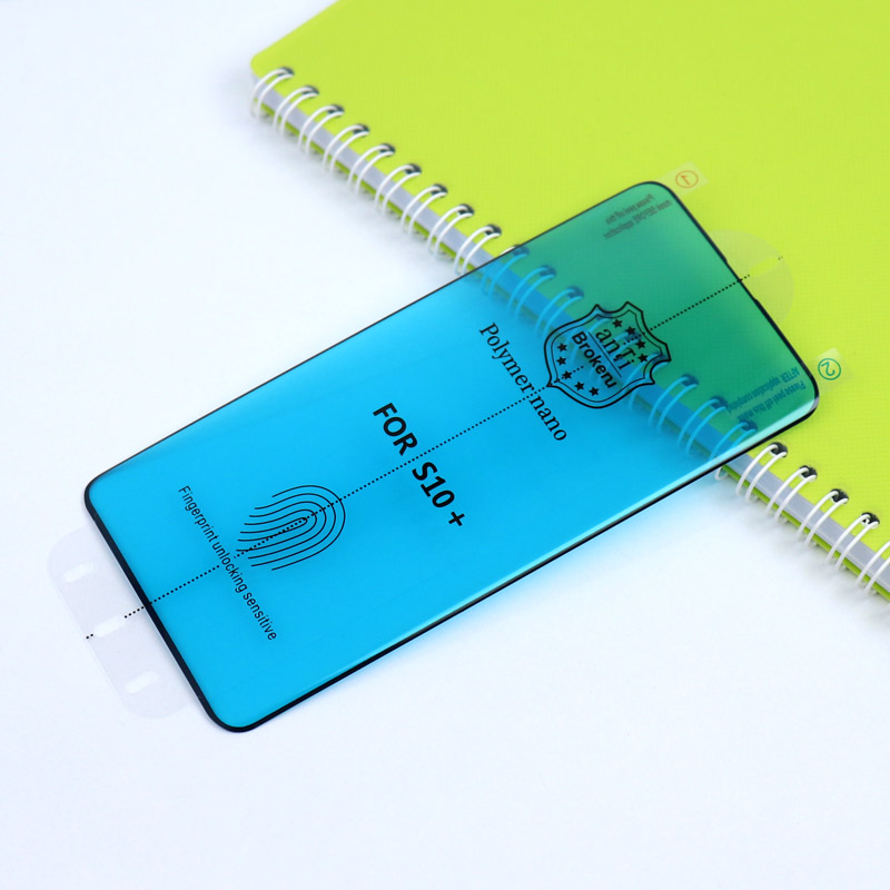 گلس Nano Polymer اورجینال پکدار سامسونگ S10 Plus