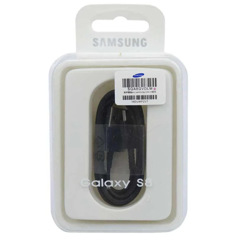 کابل اورجینال samsung S8 Type-C 2A 1.2m پکدار
