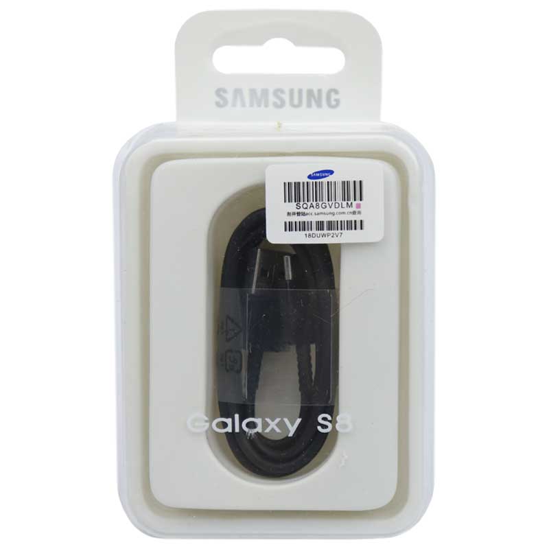 کابل اورجینال samsung S8 Type-C 2A 1.2m پکدار