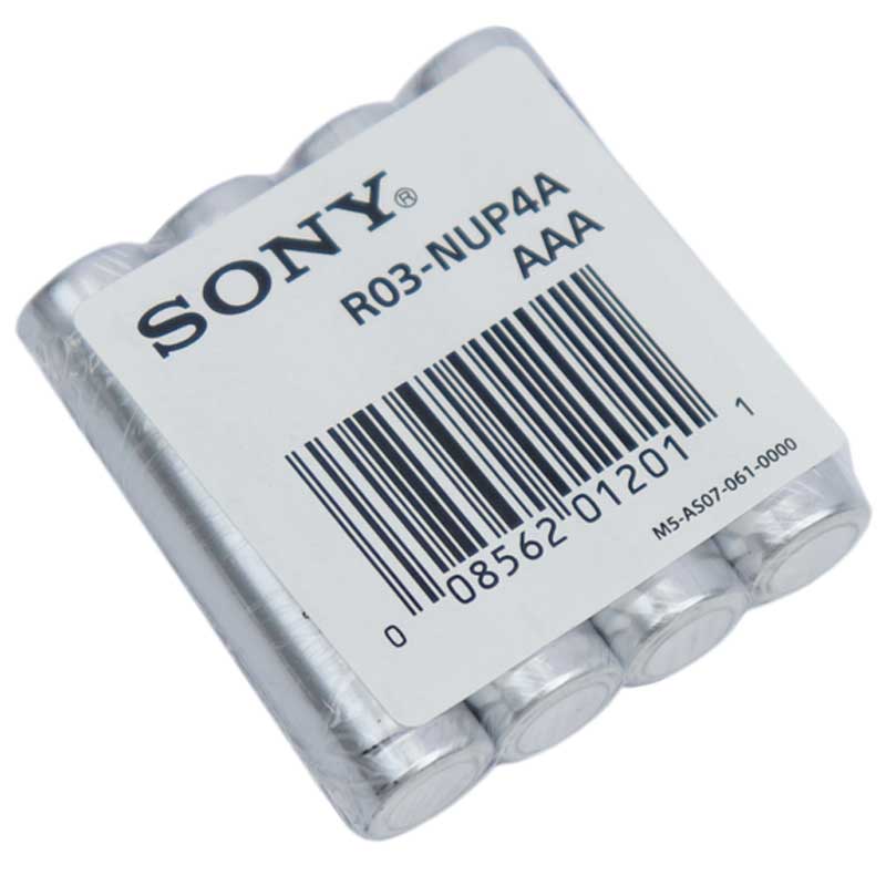 باتری نیم قلمی Sony New Ultra R6 1.5V AAA شرینک بسته 40 عددی