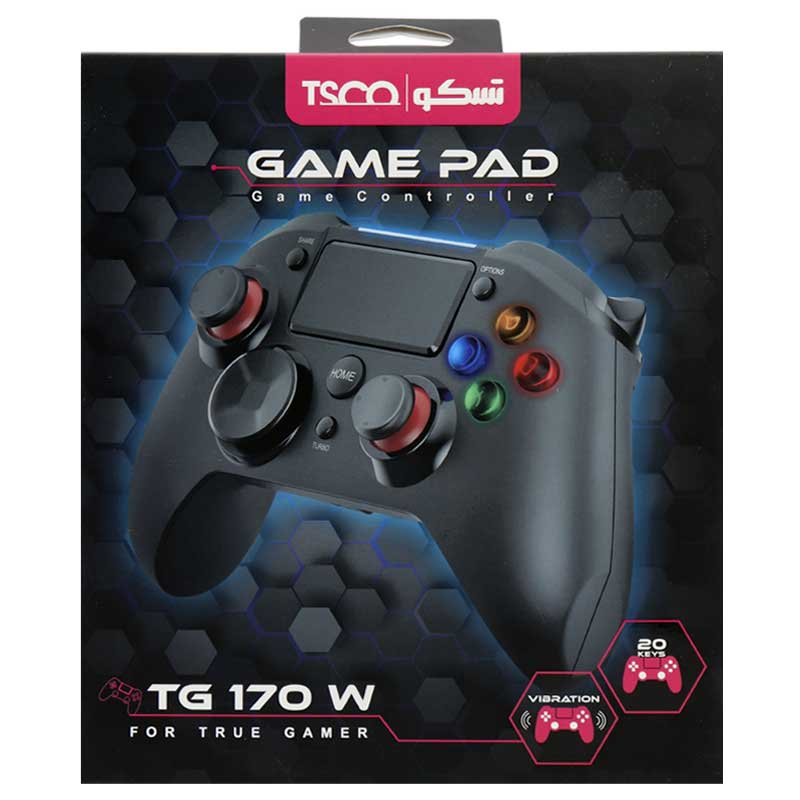 دسته بازی بی سیم تسکو TG 170W
