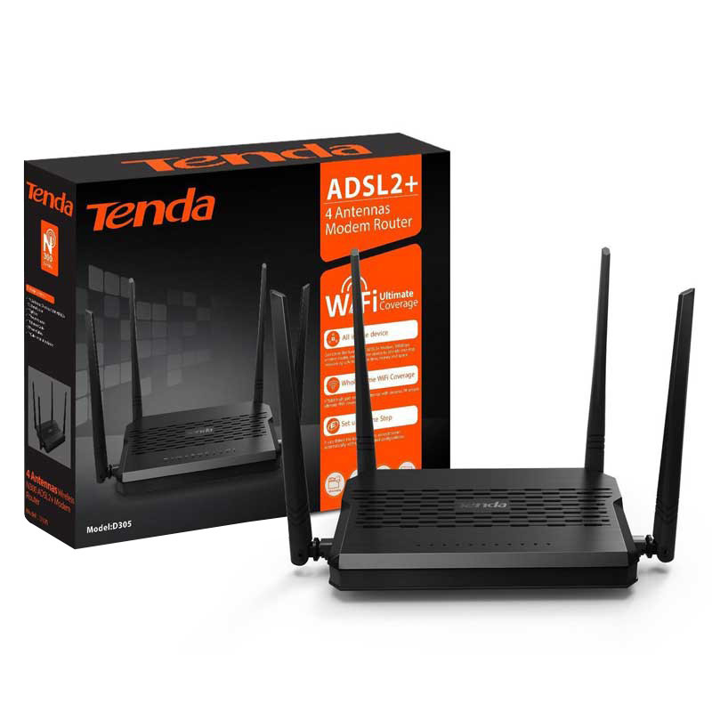 مودم روتر +ADSL2 تندا D305