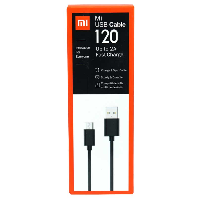 کابل میکرو یو اس بی Xiaomi 2A 1.2m پکدار