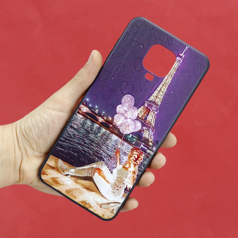 قاب طرحدار + پاپ سوکت Xiaomi Redmi Note 9 Pro کد2 سری B