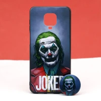 قاب طرحدار + پاپ سوکت Xiaomi Redmi Note 9 Pro کد8 سری B