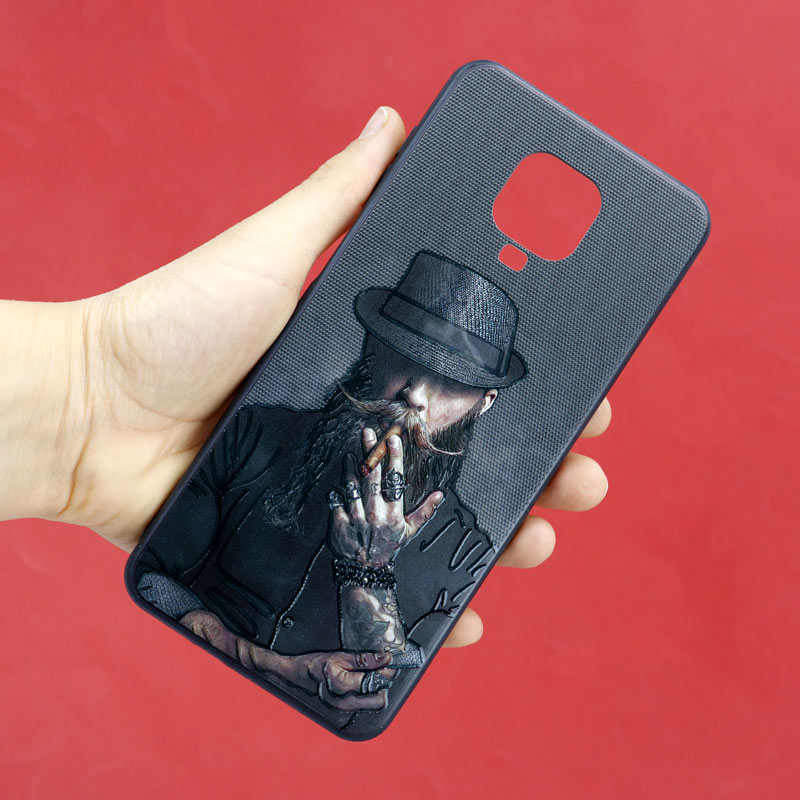 قاب طرحدار + پاپ سوکت Xiaomi Redmi Note 9 Pro کد9 سری B