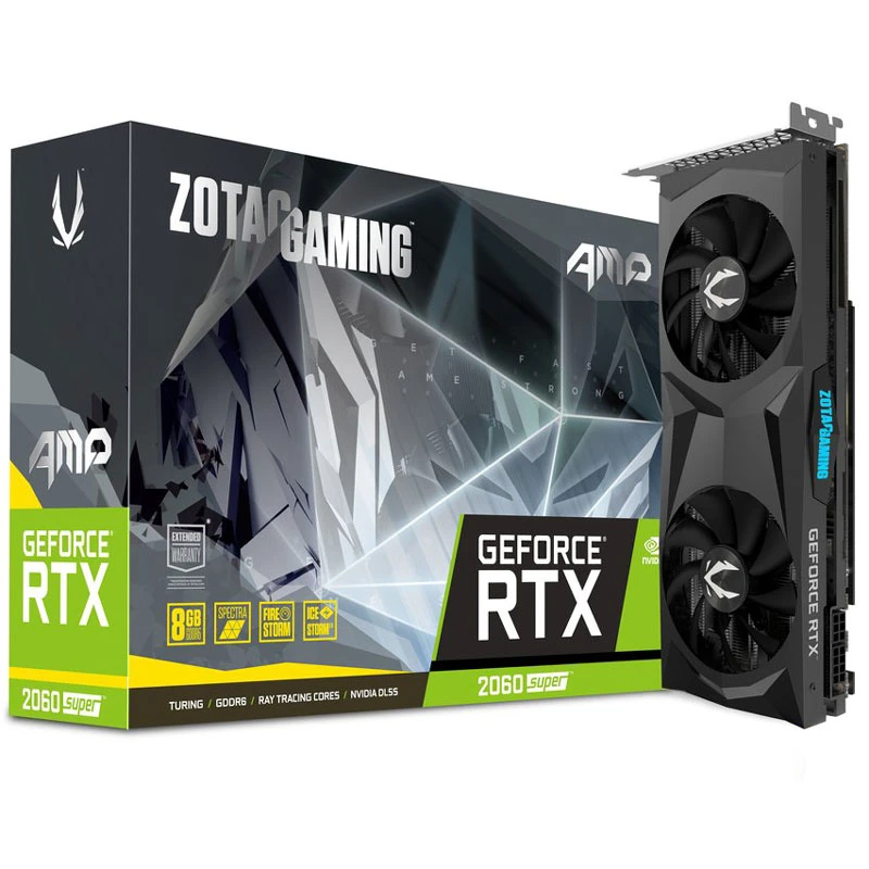 کارت گرافیک ZOTAC GeForce RTX2060 Super AMP Edition 8G GDDR6 256Bit