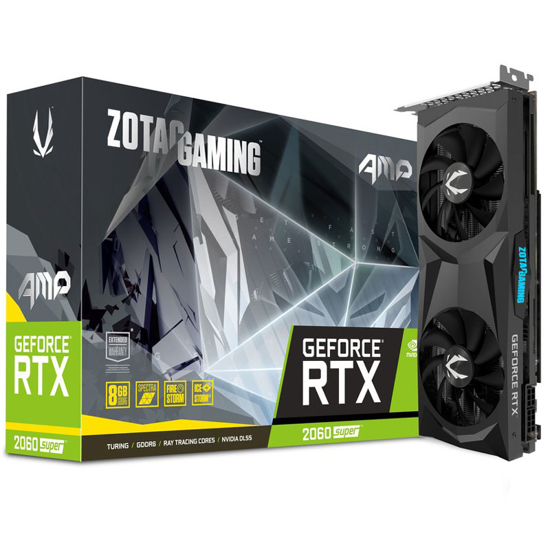 کارت گرافیک ZOTAC GeForce RTX2060 Super AMP Edition 8G GDDR6 256Bit