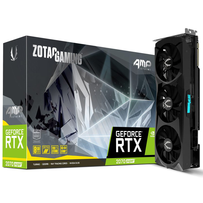 کارت گرافیک ZOTAC GeForce RTX2070 Super AMP Extreme 8G GDDR6 256Bit