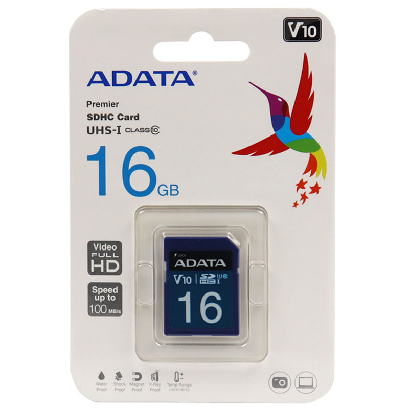 رم اس دی 16 گیگ ای دیتا ADATA Premier V10 C10 U1 100MB/s