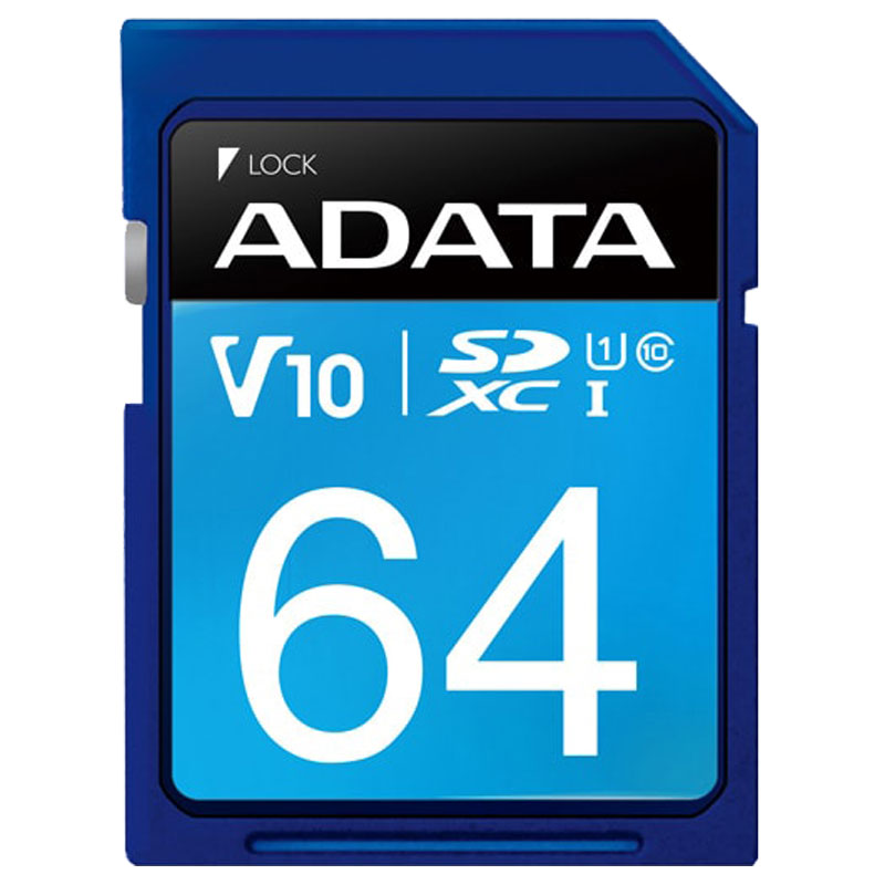 رم اس دی ۶۴ گیگ ای دیتا ADATA Premier V10 C10 U1 100MB/s
