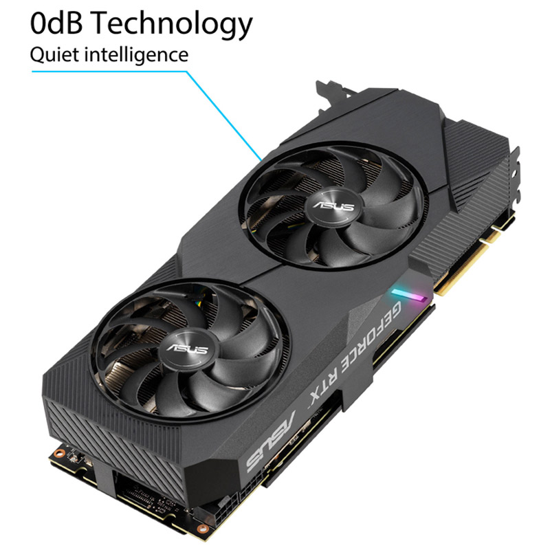 کارت گرافیک ASUS Dual RTX2080 Super O8G Evo GDDR6 256Bit