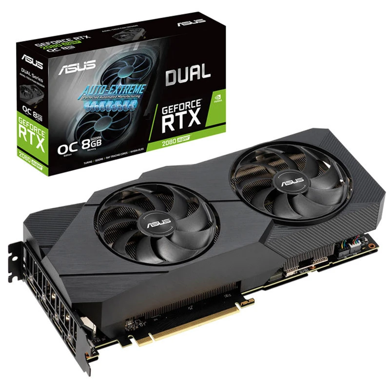 کارت گرافیک ASUS Dual RTX2080 Super O8G Evo GDDR6 256Bit