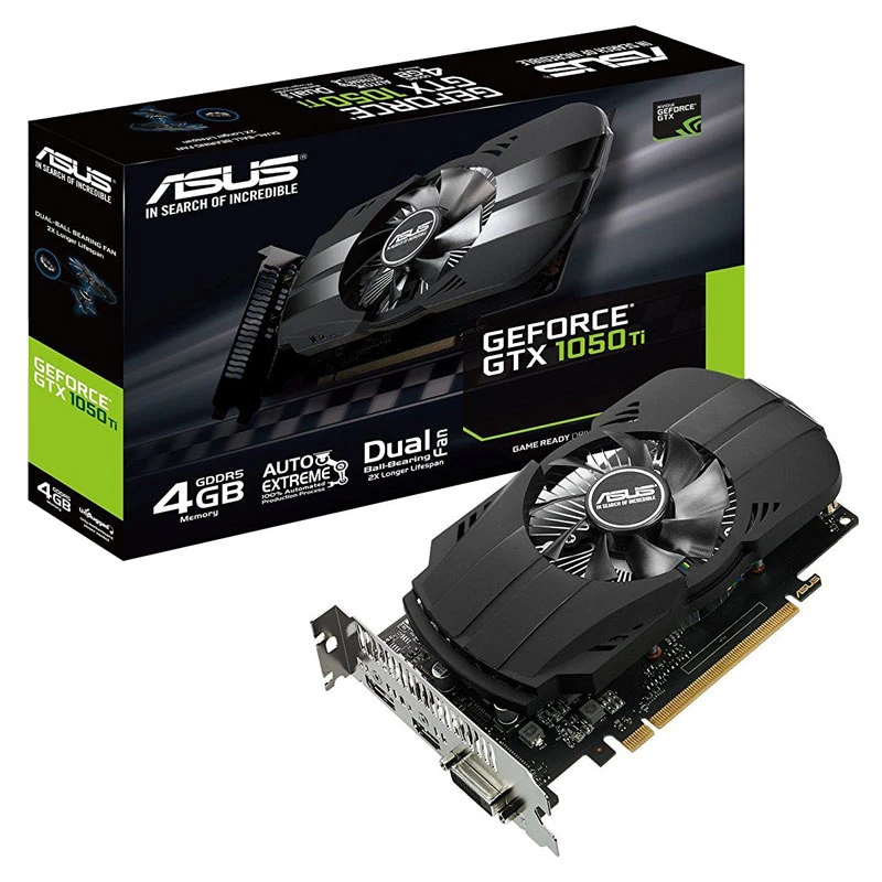 کارت گرافیک ASUS Phoenix GeForce GTX1050TI 4GB GDDR5 128Bit
