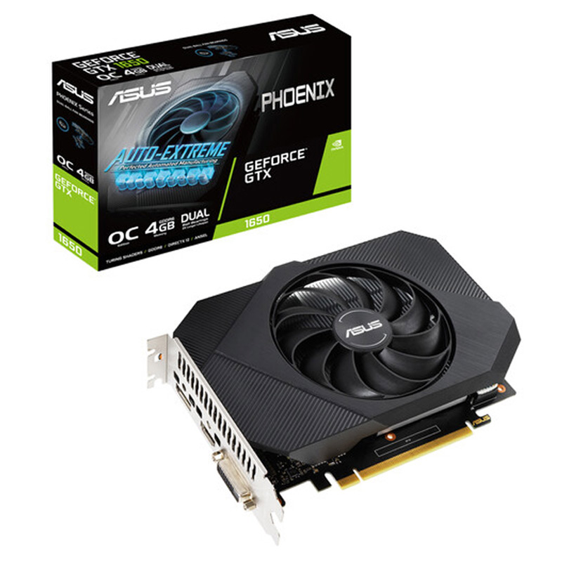 کارت گرافیک ASUS Phoenix Series GeForce GTX1650 O4GB GDDR6 128Bit