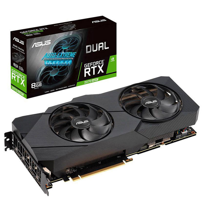 کارت گرافیک ASUS Dual RTX2070 Super 8GB Evo GDDR6 256Bit