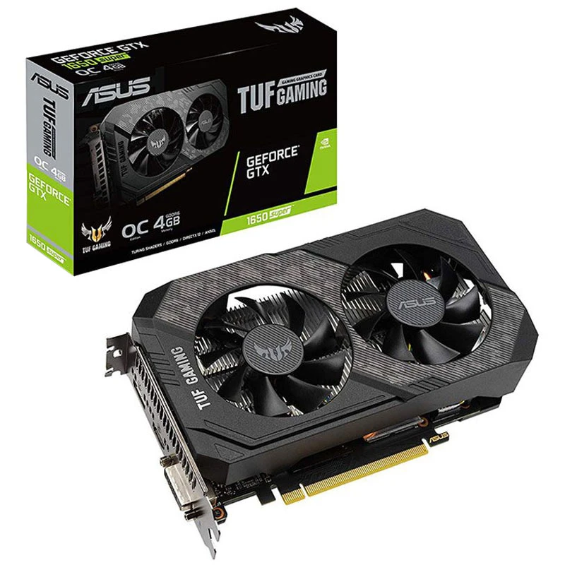 کارت گرافیک ASUS TUF Series GeForce GTX1650 Super O4G GDDR6 128Bit