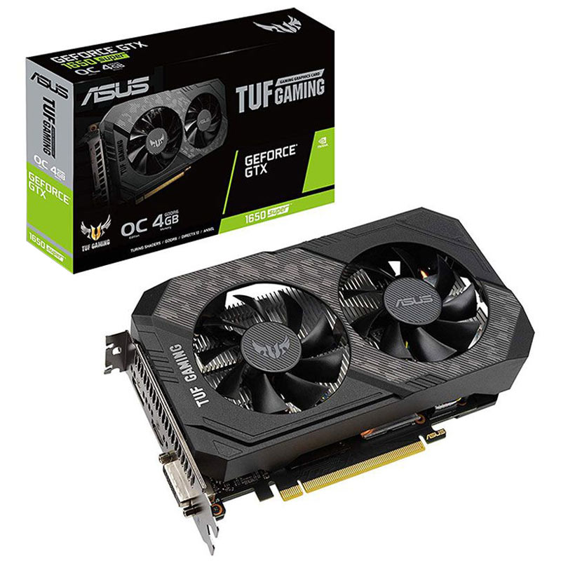 کارت گرافیک ASUS TUF Series GeForce GTX1650 Super O4G GDDR6 128Bit