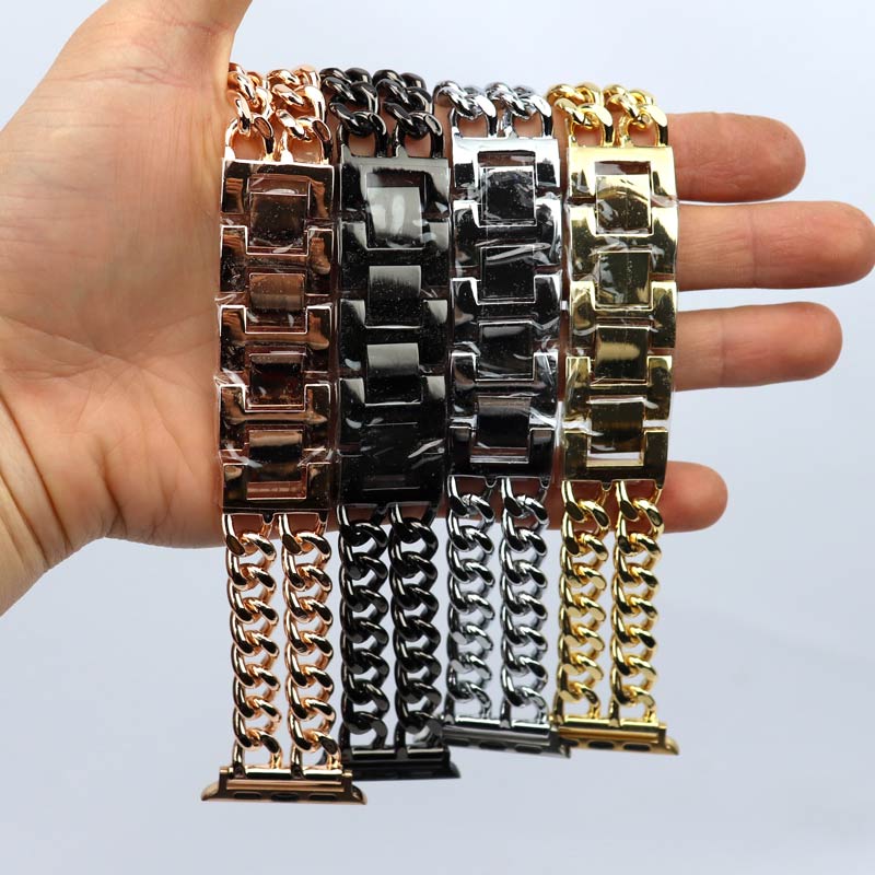 بند اپل واچ کارتیر دو زنجیر 42/44mm