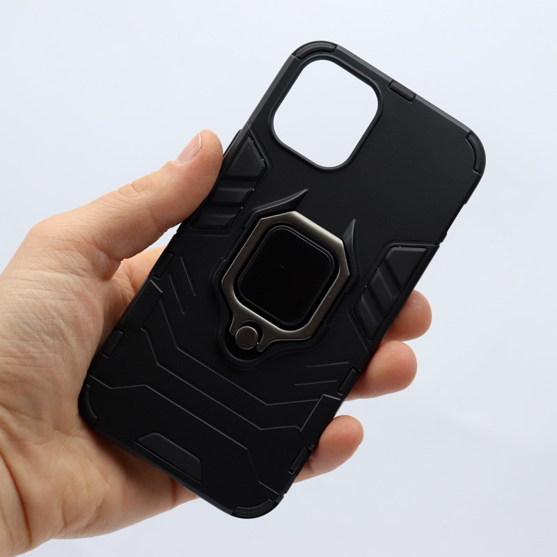 قاب ضد ضربه هولدر دار بتمن iPhone 12 Mini مشکی