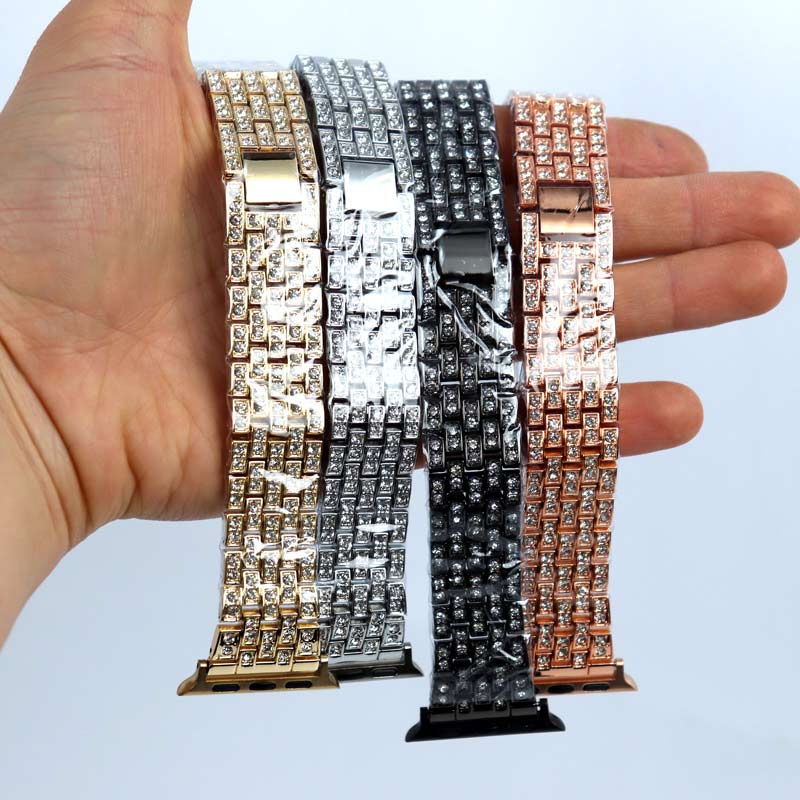 بند اپل واچ سوارسکی 42/44mm
