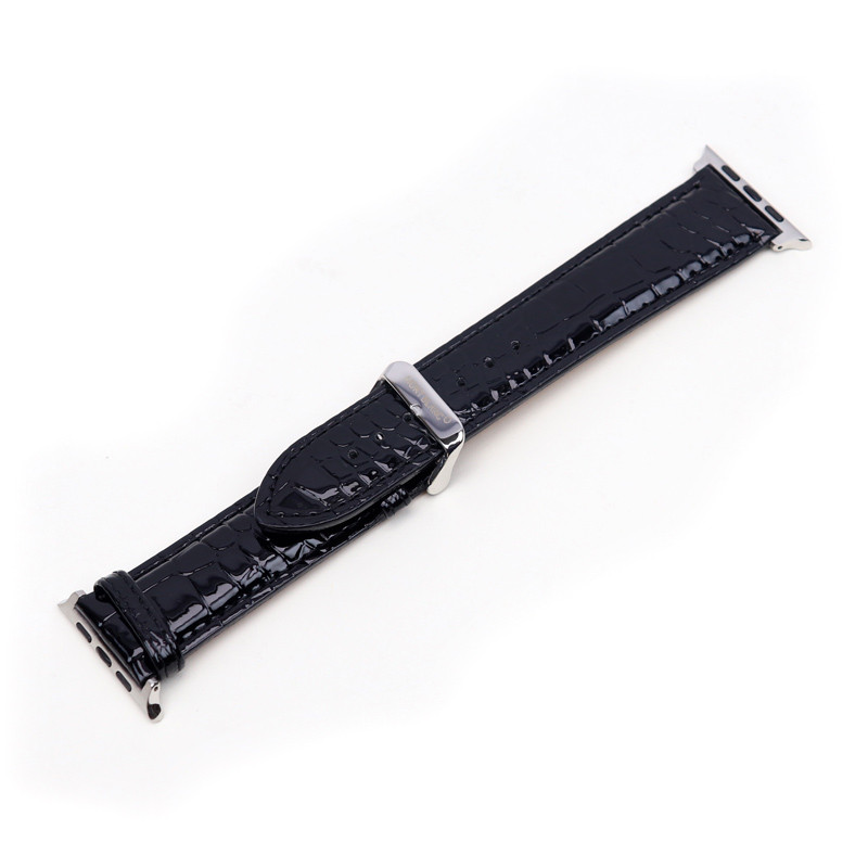 بند اپل واچ مونت بلانک براق 42/44mm مشکی