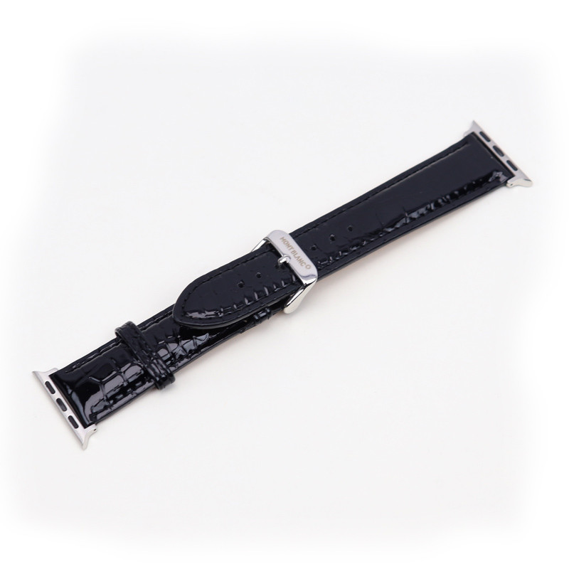 بند اپل واچ مونت بلانک براق 38/40mm مشکی