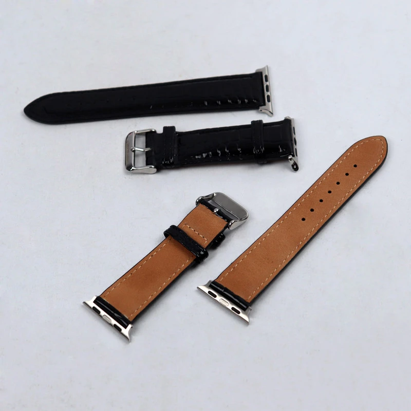 بند اپل واچ مونت بلانک براق 38/40mm مشکی