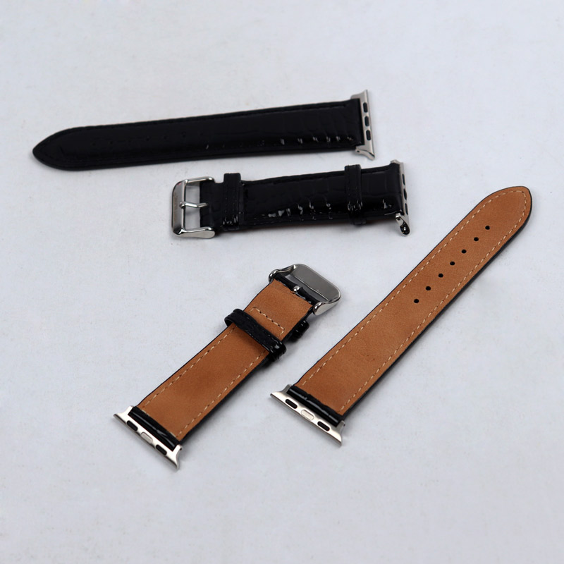 بند اپل واچ مونت بلانک براق 38/40mm مشکی