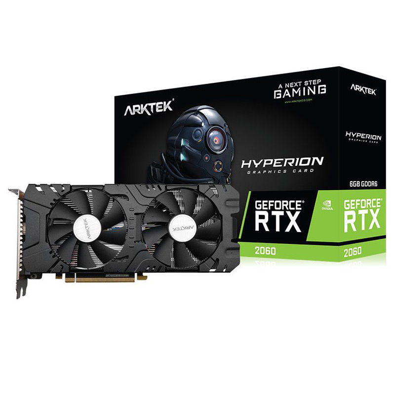 کارت گرافیک Arktek Hyperion Series GeForce RTX2060 6GB GDDR6 192Bit