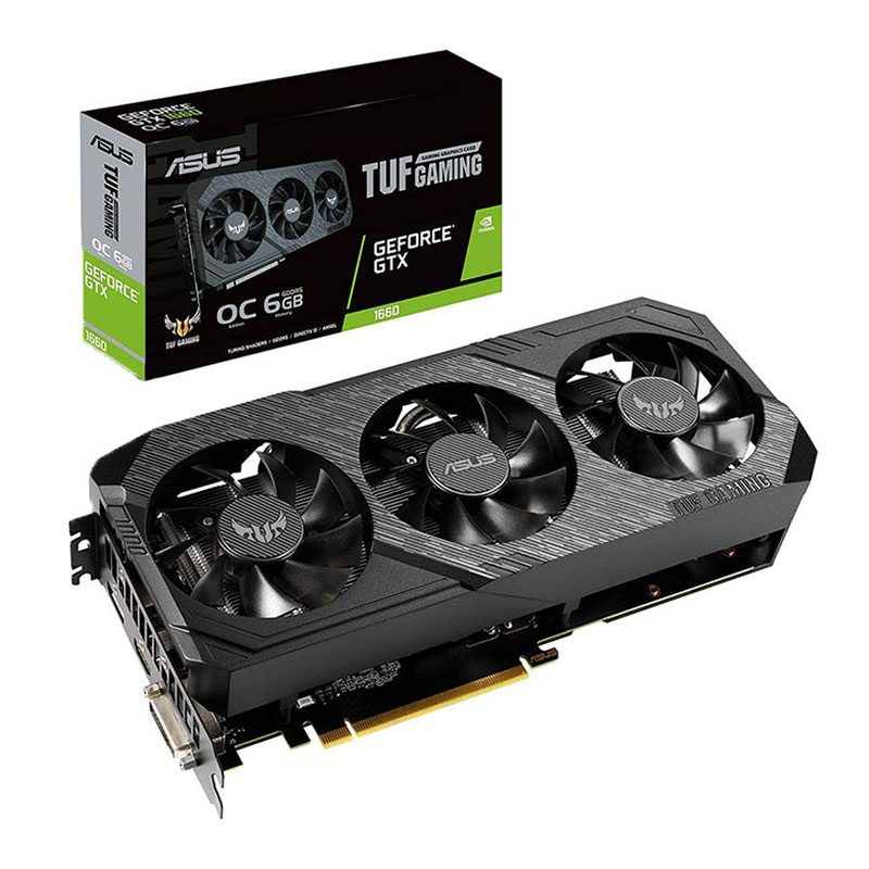 کارت گرافیک Asus TUF3 GTX1660 O6G GDDR6 192bit