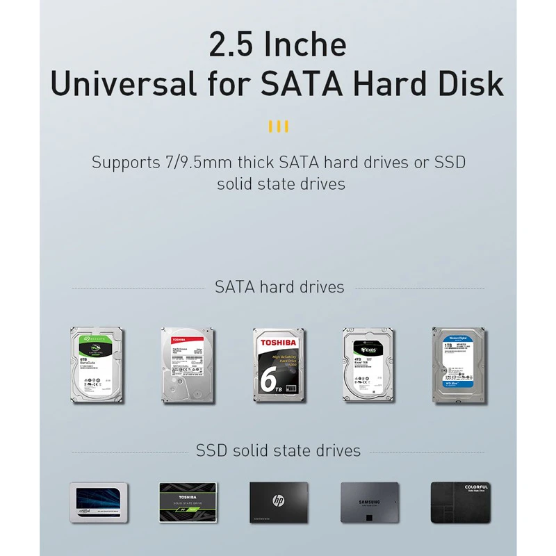 باکس هارد 2.5 اینچی HDD/SSD باسئوس CAYPH-A01