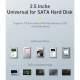 باکس هارد 2.5 اینچی HDD/SSD باسئوس CAYPH-A01